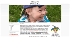 Desktop Screenshot of chalupapohadka.cz